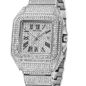 EXCLUSIVECB LUXURY RED DETAILED WATCH BLING UNISEX WATCH